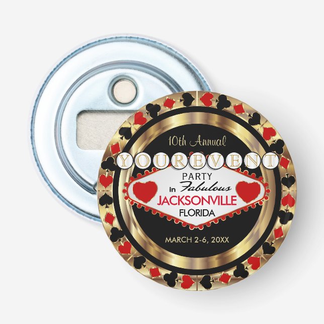 Décapsuleur Las Vegas Style Design de nouveauté - do-it-yourse (Devant)