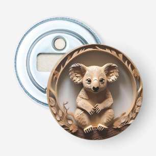 Décapsuleur L'Australien Koala Bear Wood Carving,