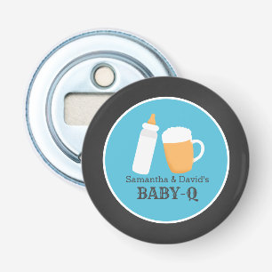 Décapsuleur Le bébé Q de garçon couple le baby shower de bi