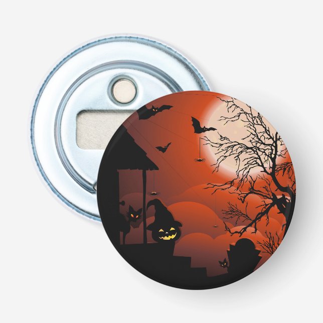 Décapsuleur Le cauchemar de la lune sanglante d'Halloween (Devant)