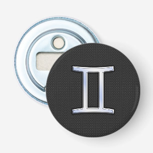Décapsuleur Le chrome moderne aiment le symbole de zodiaque de