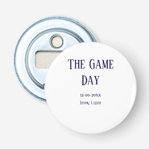 Décapsuleur le nom du match du club de football du jour de la