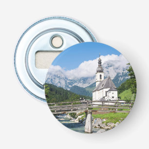 Décapsuleur L'église paroissiale de Ramsau en Bavière, Allemag