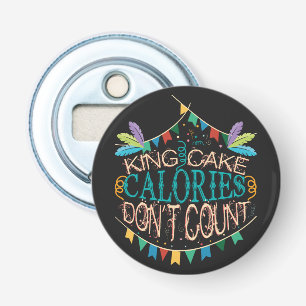 Décapsuleur Les calories de King Cake Mardi Gras