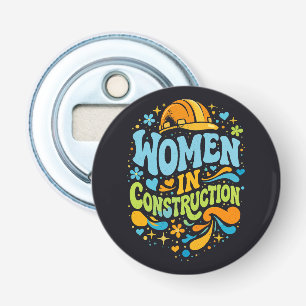 Décapsuleur Les femmes dans la construction Rétro Empowerment