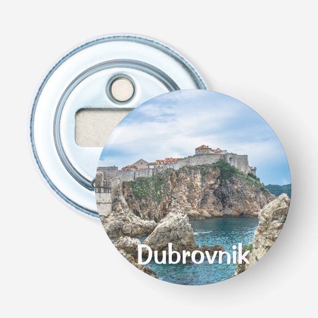 Décapsuleur Les murs de Dubrovnik vue mer (Devant)