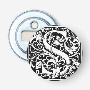 Décapsuleur Lettre S Monogramme médiéval Art Nouveau