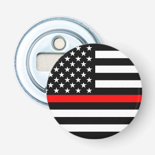 Décapsuleur Ligne rouge mince graphique drapeau des USA