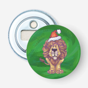 Décapsuleur Lion Christmas on Green