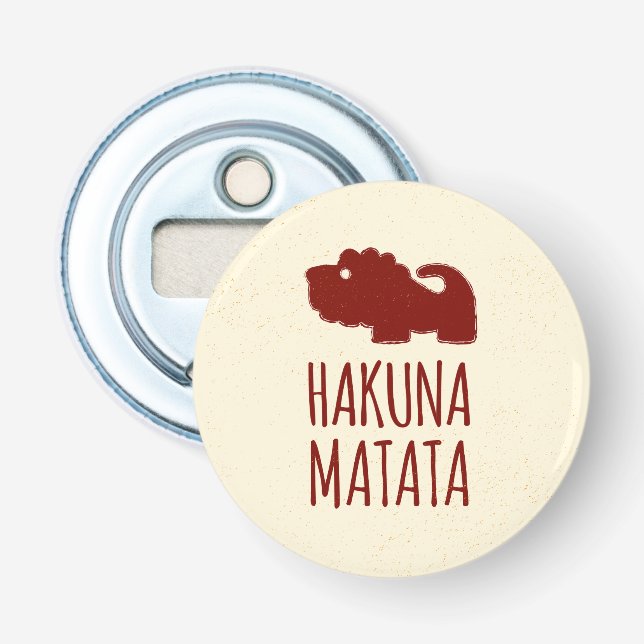Décapsuleur Lion de Hakuna Matata (Devant)