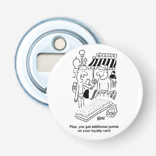 Décapsuleur Lit de clous sur un dessin de Bazar