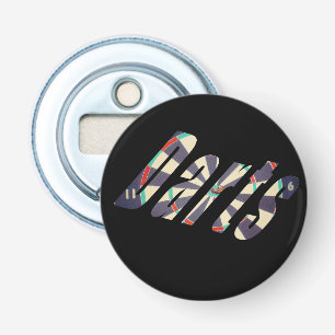 Décapsuleur Logo des fléchettes dimensionnelles,