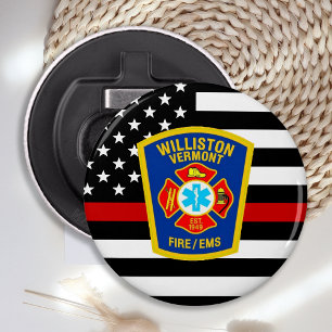 Décapsuleur Logo personnalisé du service des incendies Pompie