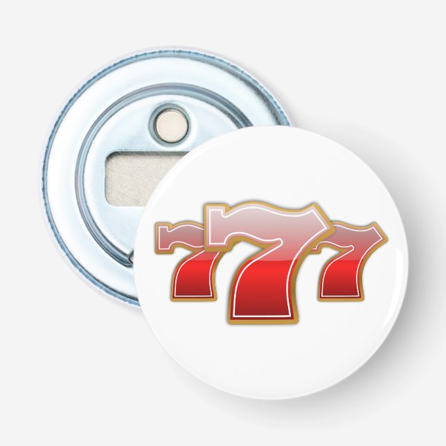 Décapsuleur Lucky Sevens - Slot Machine Jackpot (Devant)