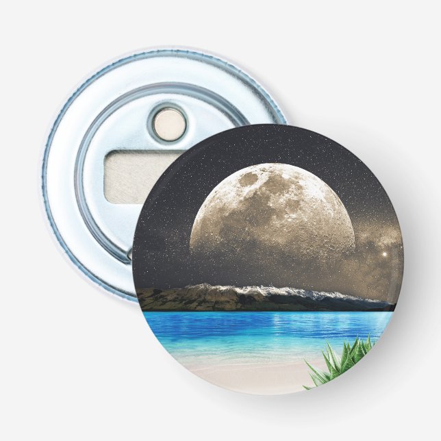Décapsuleur Lune Et Plage (Devant)