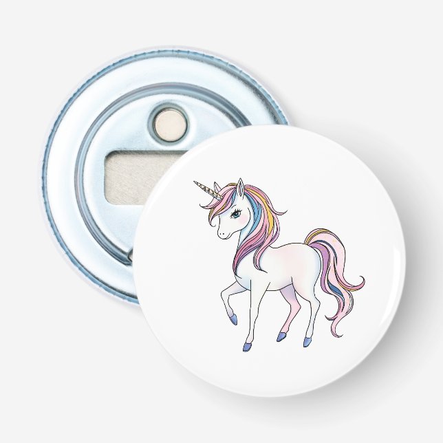 Décapsuleur Magical Unicorn Dreams - Whimsical Imaginaire Desi (Devant)