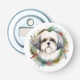 Décapsuleur Malti Tzu Christmas Wreath Festive Pup