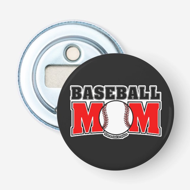 Décapsuleur Maman de baseball (Devant)