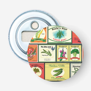 Décapsuleur Marchandises en conserve vintages - étiquettes de 