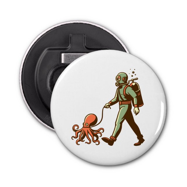 Décapsuleur Marcher la pieuvre (Devant)