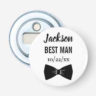 Décapsuleur Mariage Best Man Bachelor Party Black Bow Cravate