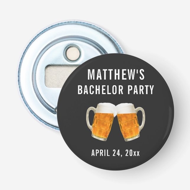 Décapsuleur Mariage de la fête de bachelor Favor Bière Cheers (Devant)