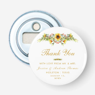 Décapsuleur Mariage décoratif Fleurs d'été