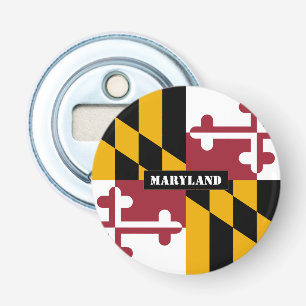 Décapsuleur Maryland Drapeau & Maryland, États-Unis fête / spo