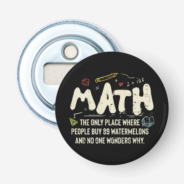 Décapsuleur Mathématiques Mathématiques Mathématiques Math Ens (Devant)