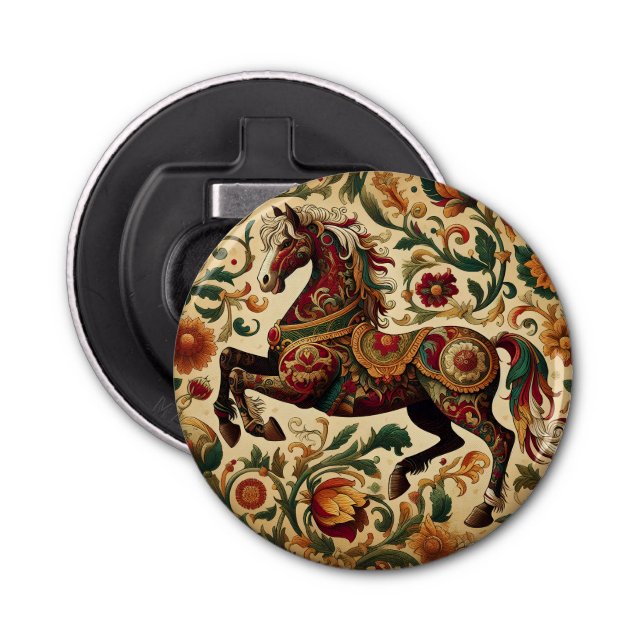 Décapsuleur Médiéval La marche enchantée en fleur (Devant)