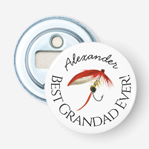 Décapsuleur Meilleur Grand-Père Jamais ! Pêcheurs à la mouche 