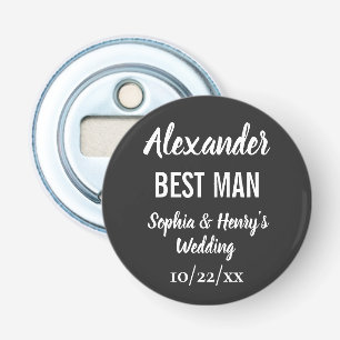 Décapsuleur Meilleur homme moderne Black Bachelor Mariage