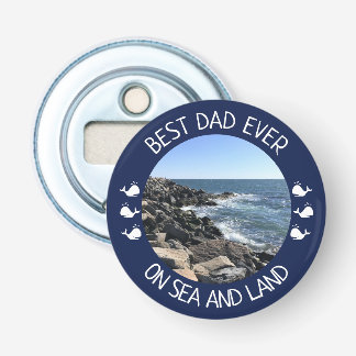 Décapsuleur Meilleur Papa Ocean Bleu Photo