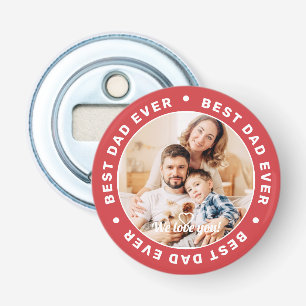 Décapsuleur Meilleur Papa Simple Moderne Photo Personnalisée