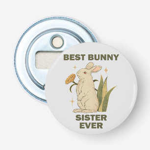 Décapsuleur Meilleure sœur lapin jamais Amoureux de lapins Lap