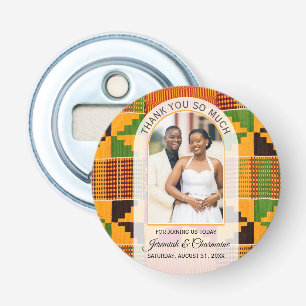 Décapsuleur MERCI FAVEURS POUR INVITÉS Afrique Ghana Kente MAR