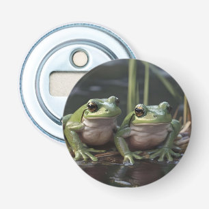 Décapsuleur Merveilles riveraines : Deux grenouilles vertes do
