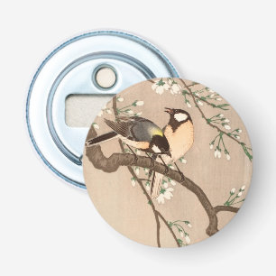Décapsuleur Mésange japonaise asiatique Ohara Koson Oiseau Cha