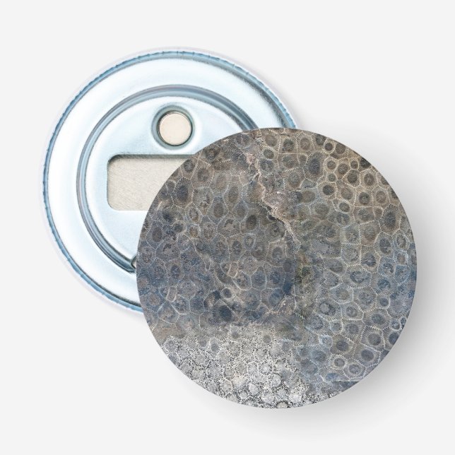 Décapsuleur Michigan Petoskey Stone Motif (Devant)