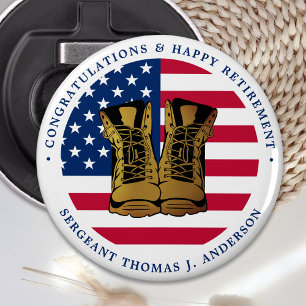 Décapsuleur Militaire Armée Parti de retraite États-Unis drape