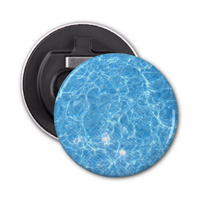 Décapsuleur Modèle tendance Piscine Bleu Bleu Water Blank (Devant)
