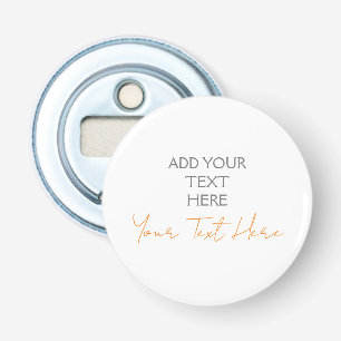 Décapsuleur Moderne minimaliste Plaque personnalisée Ajouter u