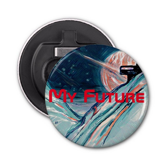 Décapsuleur Mon futur chez soi dans l'espace (Devant)