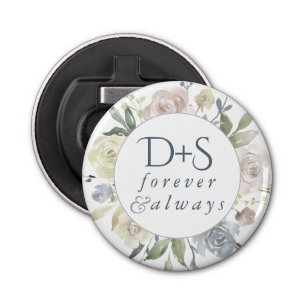 Décapsuleur Monogramme floral poussiéreux   Soft Wreath Keepsa