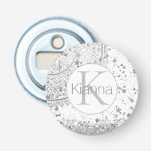 Monogramme Pesonalisé Stars Mandala Enchantant