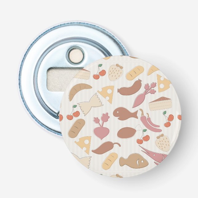 Décapsuleur Motif 2 2 de nourriture (Devant)