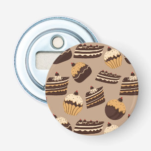 Décapsuleur Motif 3 de chocolat et de pâtisseries