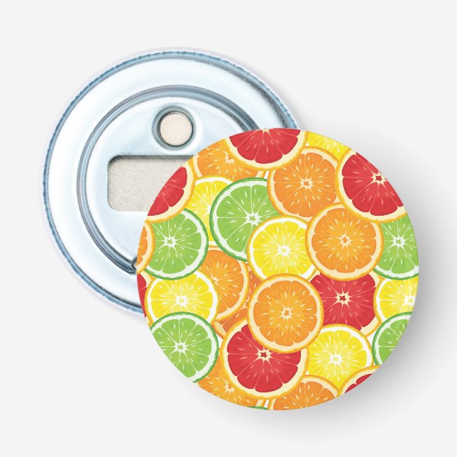 Décapsuleur Motif aux agrumes (Devant)