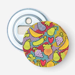 Décapsuleur Motif avec des fruits et légumes