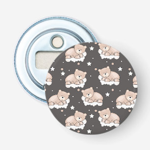 Décapsuleur motif avec le petit sommeil d'ours